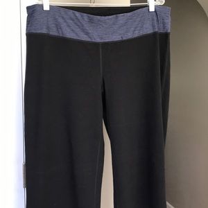NWOT Ideology Black flare yoga pants